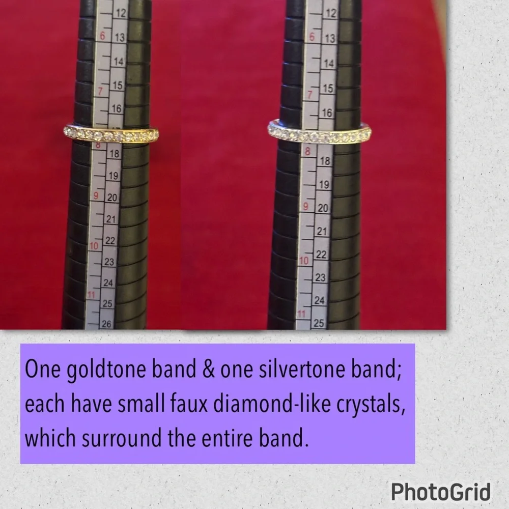 Avon costume jewelry rings, assorted. NO real gold or silver. NO real diamonds. - Picture 8 of 12